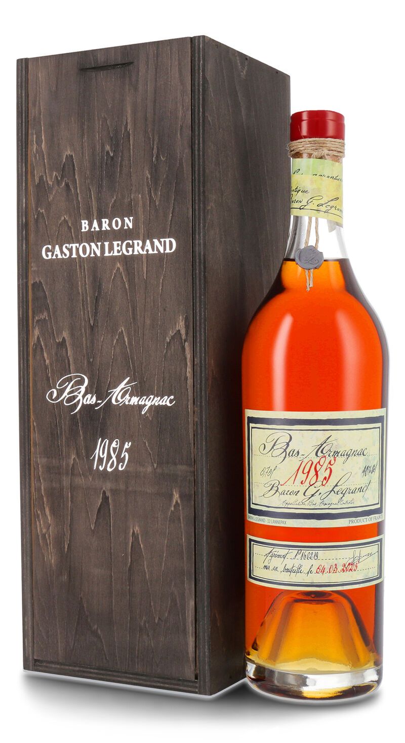 Lhéraud Baron Gaston Legrand 1985 Vieil Armagnac 40% vol. 0,70l Lhéraud Baron Gaston Legrand 1985 Vieil Armagnac 40% vol. 0,70l