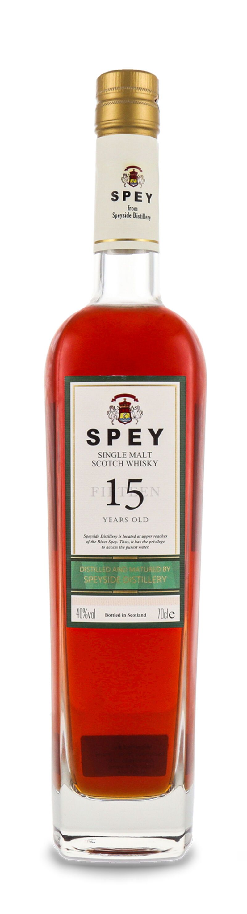 Spey 15 YO Single Malt Scotch Whisky 40% vol. 0,70l