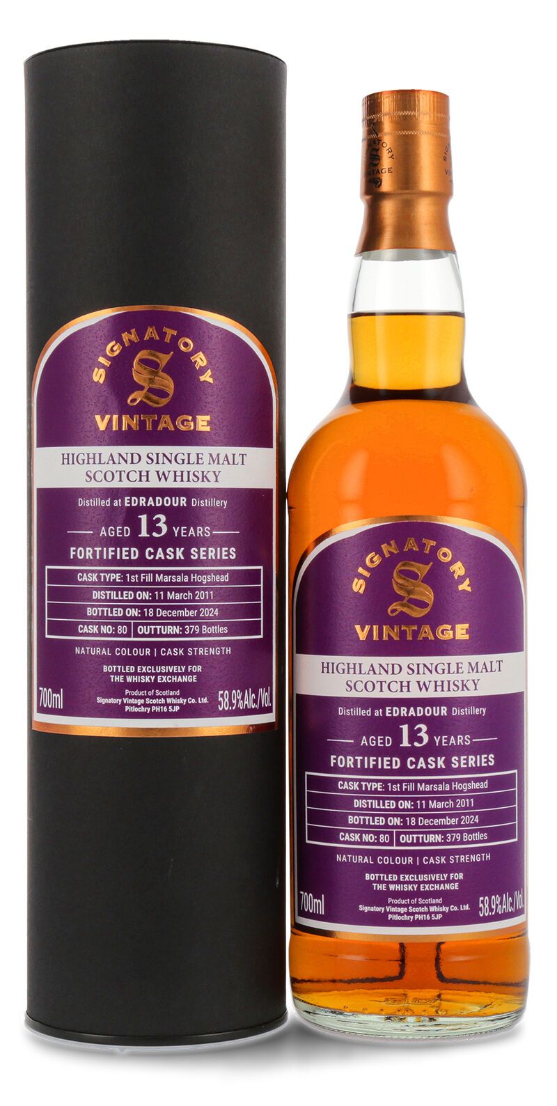 Edradour 13 YO Single Malt Scotch Whisky 58,9% vol. 0,70l