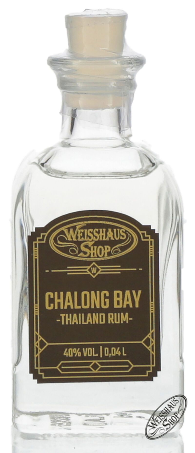 Chalong Bay Rum 40% vol. 0,04l Weisshaus Sample Chalong Bay Rum 40% vol. 0,04l Weisshaus Sample