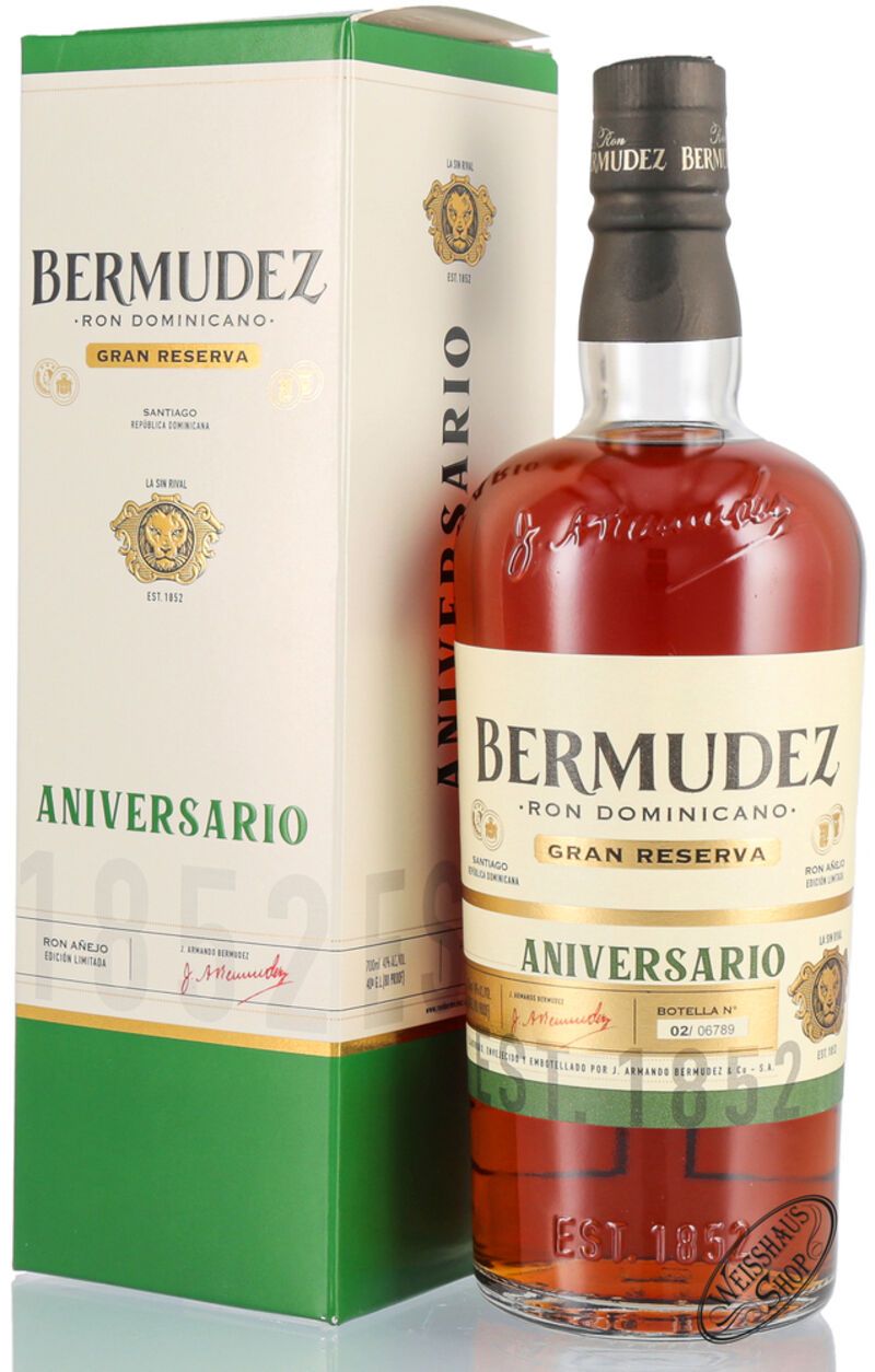 Bermudez Ron Anniversario Rum 40% vol. 0,70l