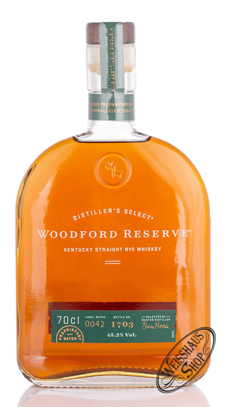 Woodford Reserve Rye Whiskey 45,2% vol. 0,70l