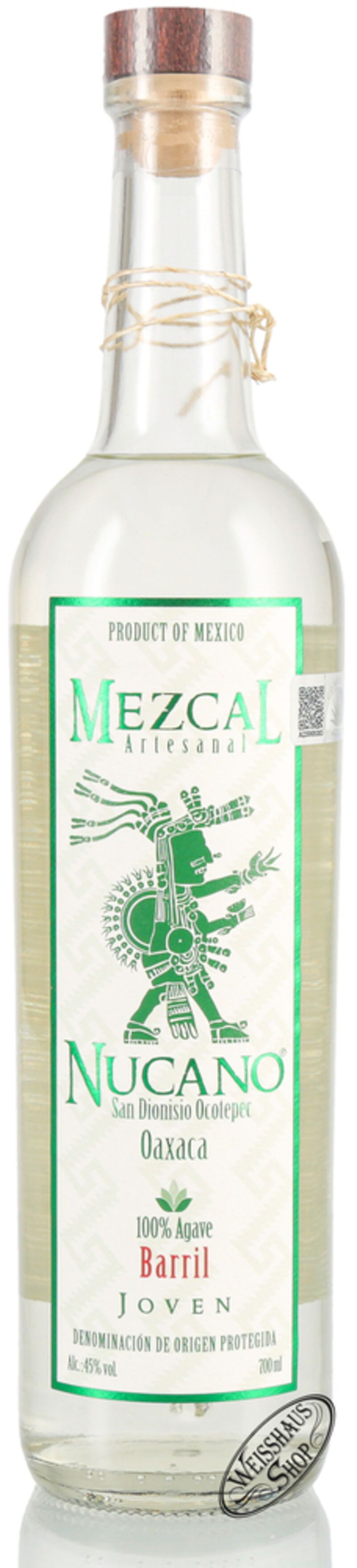 Nucano Mezcal Barril Joven 45% vol. 0,70l Nucano Mezcal Barril Joven 45% vol. 0,70l