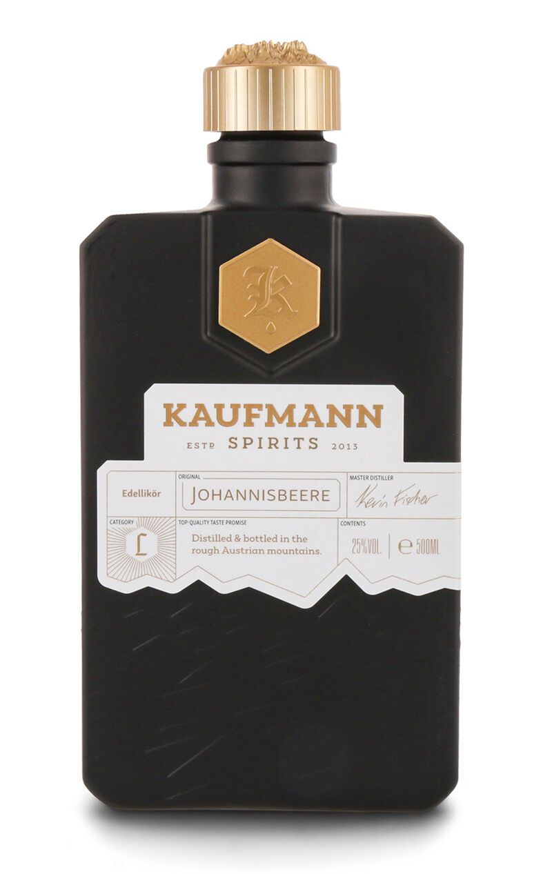 Kaufmann Spirits Johannisbeere Edellikör 25% vol. 0,50l Kaufmann Spirits Johannisbeere Edellikör 25% vol. 0,50l