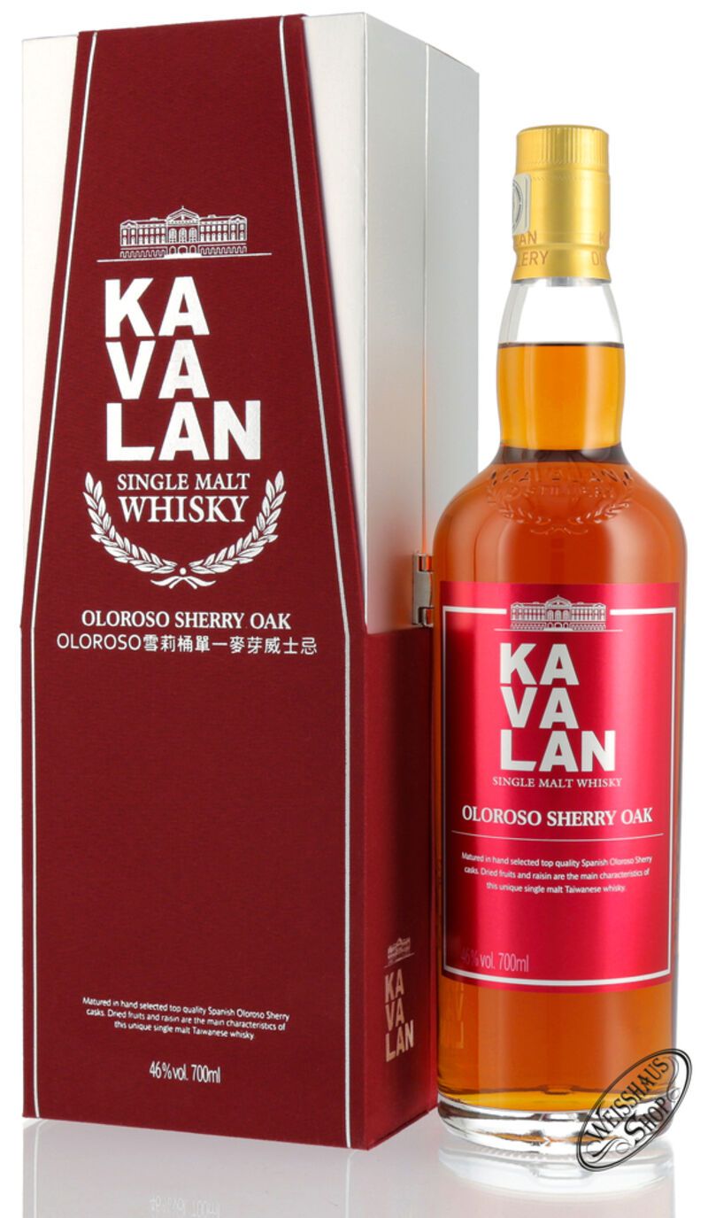 6% Off! Buy Kavalan OLOROSO SHERRY OAK Single Malt Whisky 46