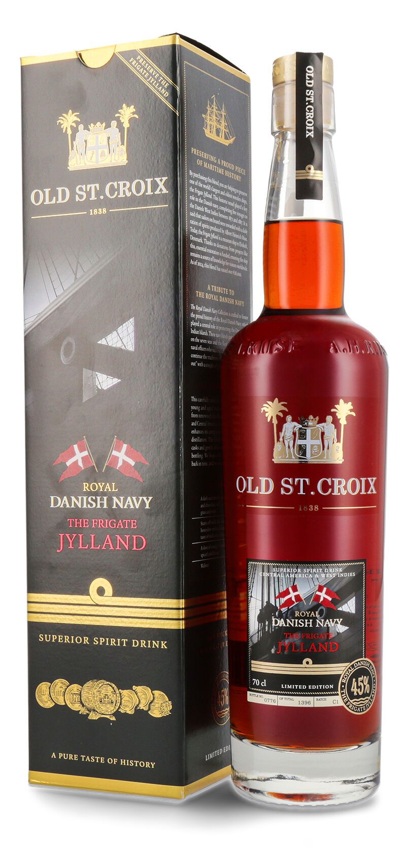Old St. Croix Fregatten Jylland Danish Navy 45% vol. 0,70l