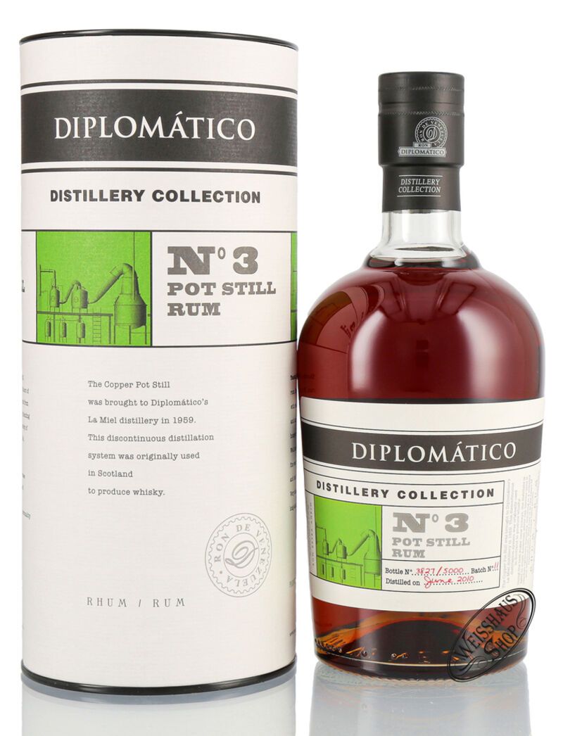 Diplomatico TDC Batch No.3 Pot Still Rum 47% vol. 0,70l