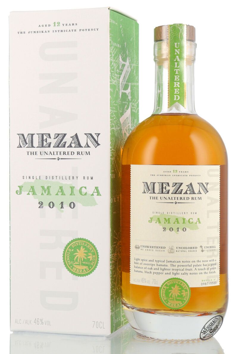 Mezan Rum Jamaica 2010 46% vol. 0,70l