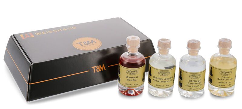 Taste and Match - Gin-Journey 4 x 0,04l Weisshaus Sample Set