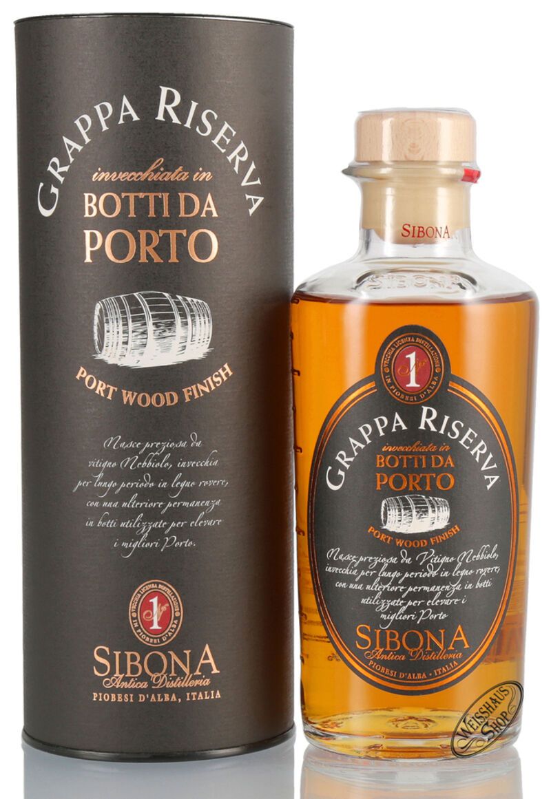 Sibona Grappa Riserva Porto 44% vol. 0,50l