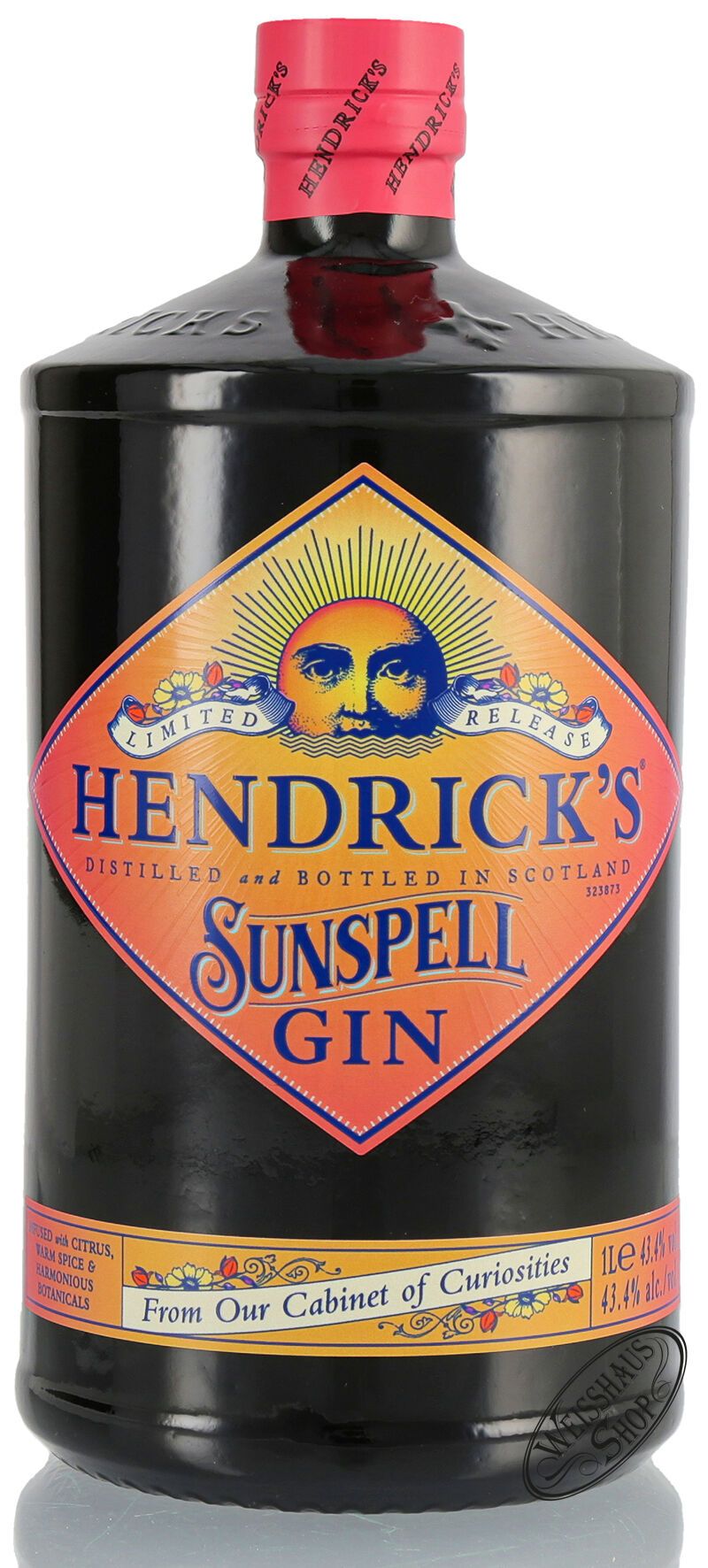 Hendrick's Sunspell Gin 43,4% vol. 1,0l Hendrick's Sunspell Gin 43,4% vol. 1,0l