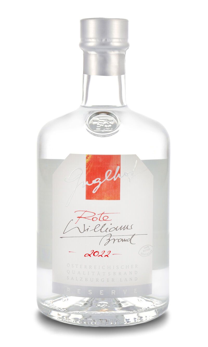 Guglhof Rote Williams Brand 41% vol. Jahrgangsbrand 0,70l