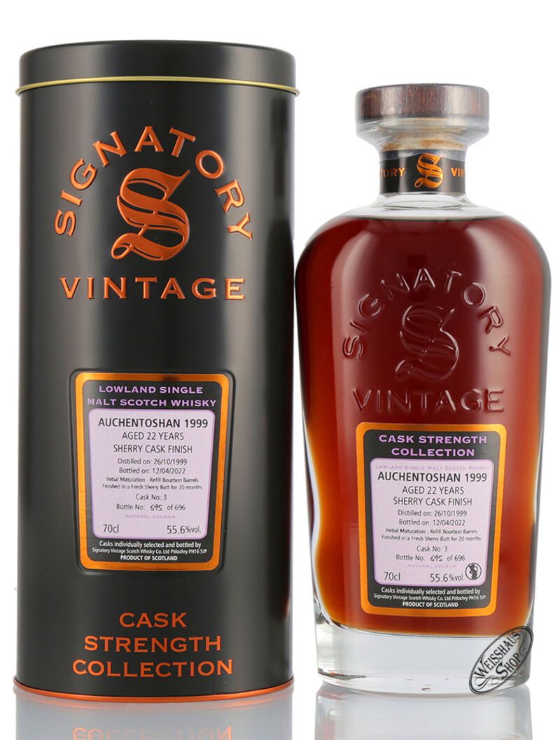 Auchentoshan Vintage 1999 Signatory Whisky 55,6% vol. 0,70l