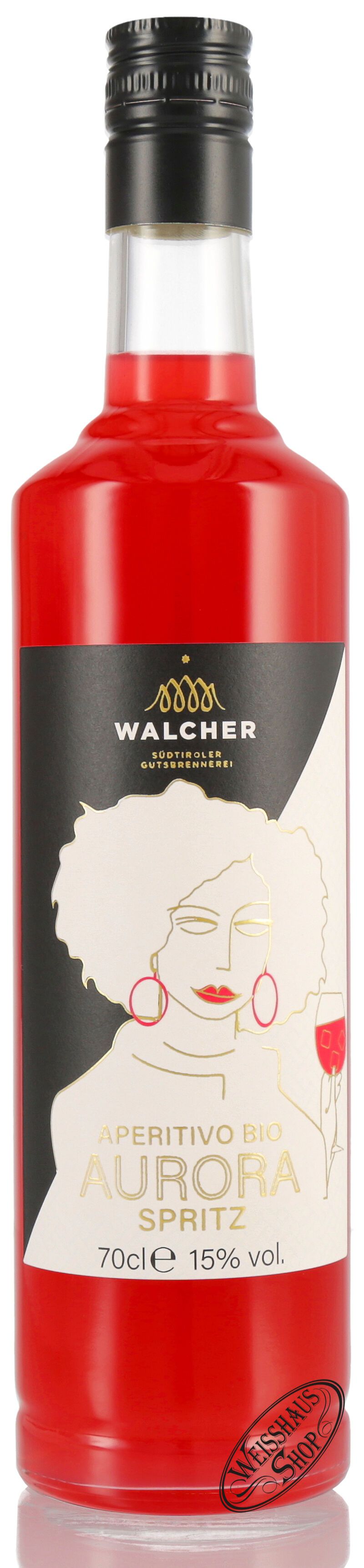 Walcher Aurora Aperitivo BIO Spritz 15% vol. 0,70l Walcher Aurora Aperitivo BIO Spritz 15% vol. 0,70l