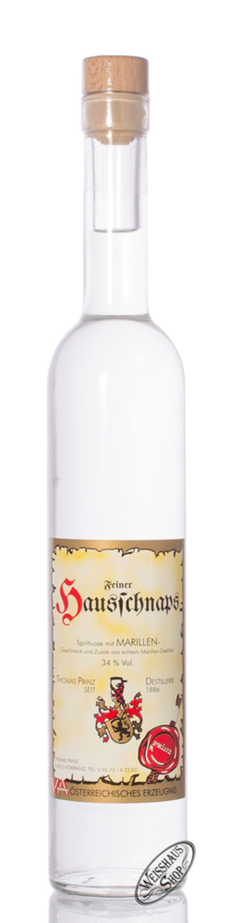 Prinz Hausschnaps Marille 34% vol. 0,50l