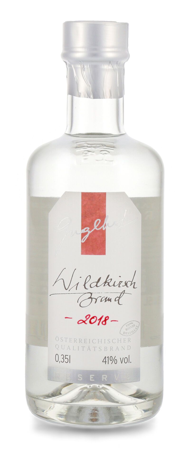 Guglhof Wildkirsch Brand 41% vol. Jahrgangsbrand 0,35l Guglhof Wildkirsch Brand 41% vol. Jahrgangsbrand 0,35l