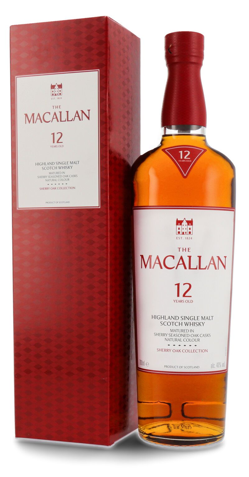 Macallan 12 YO Sherry Oak Trilogie Whisky 40% vol. 0,70l Macallan 12 YO Sherry Oak Trilogie Whisky 40% vol. 0,70l