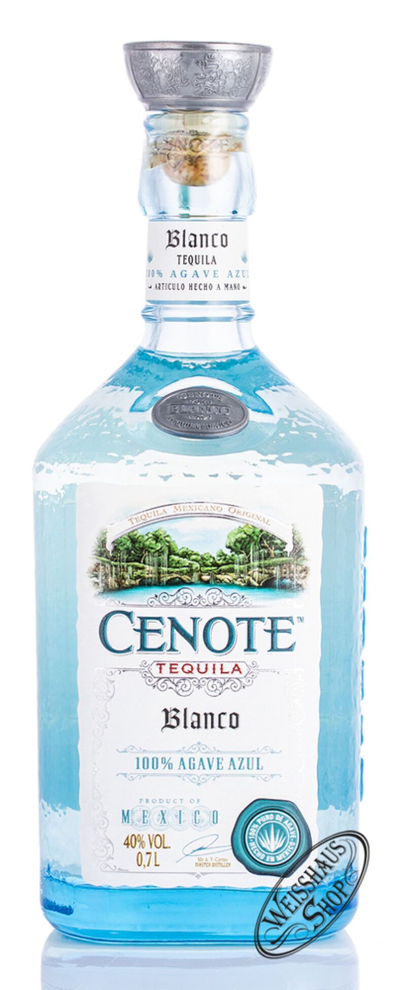 Cenote Tequila Blanco  40% vol. 0,70l Cenote Tequila Blanco  40% vol. 0,70l