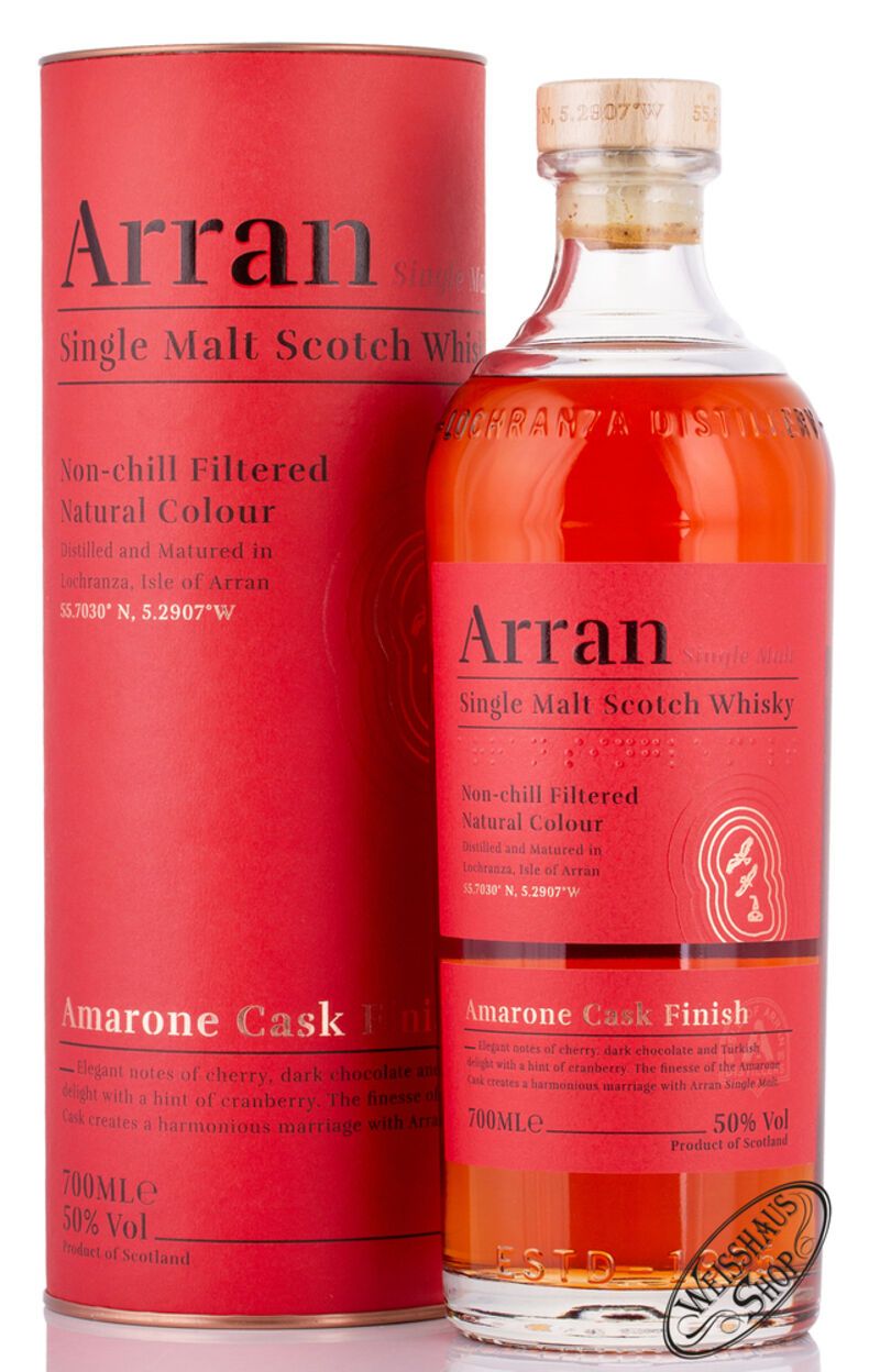 The Arran Amarone Finish Whisky 50% vol. 0,70l