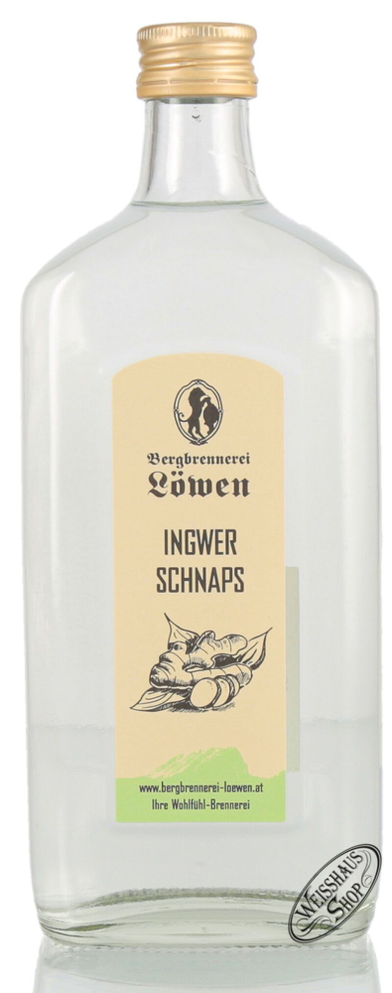 Bergbrennerei Löwen Ingwer Schnaps 40% vol. 0,50l