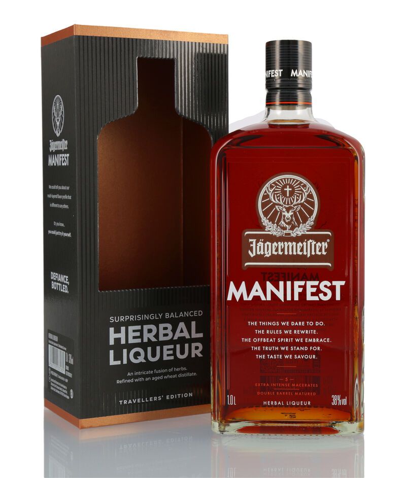 Jägermeister Manifest 38% vol. 1,0l
