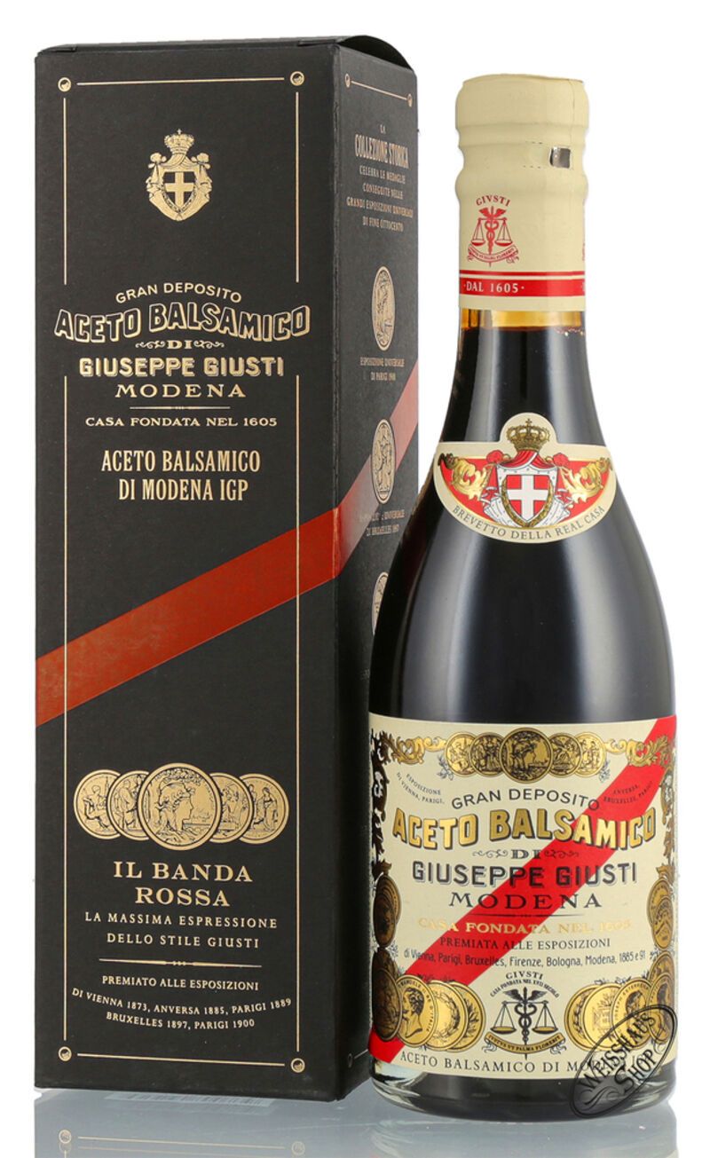 Giuseppe Giusti Aceto Balsamico 5 Gold Medaillen 0,25l Giuseppe Giusti Aceto Balsamico 5 Gold Medaillen 0,25l