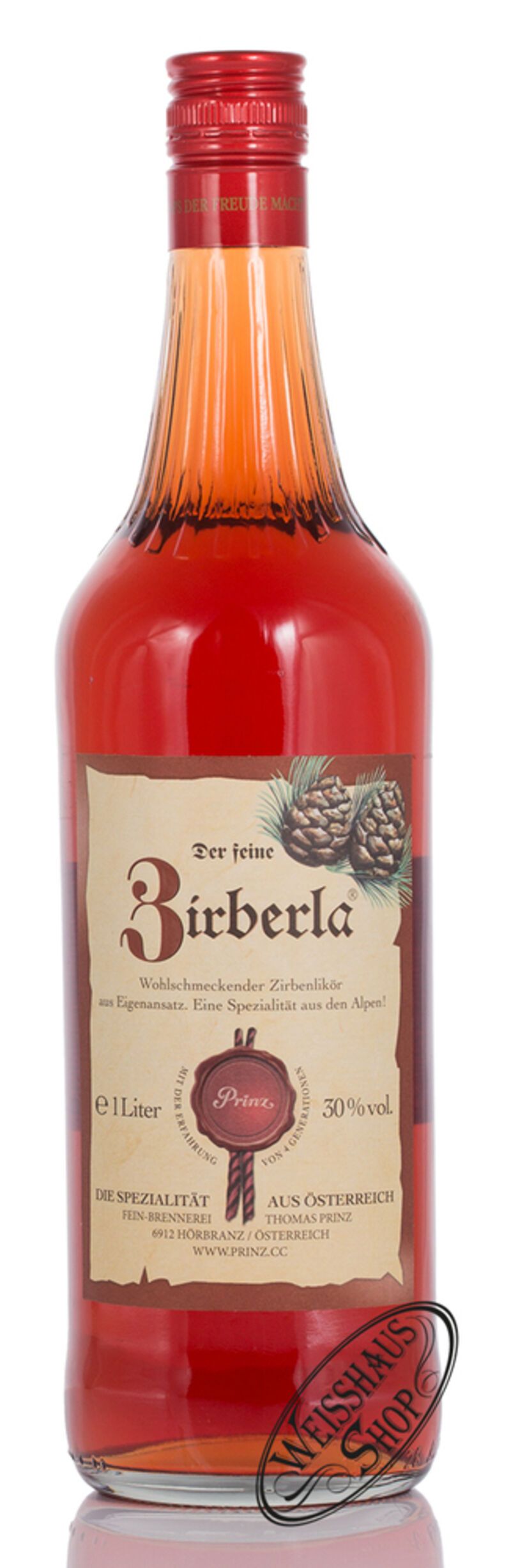 Prinz Zirberla 30% vol. 1,0l Prinz Zirberla 30% vol. 1,0l