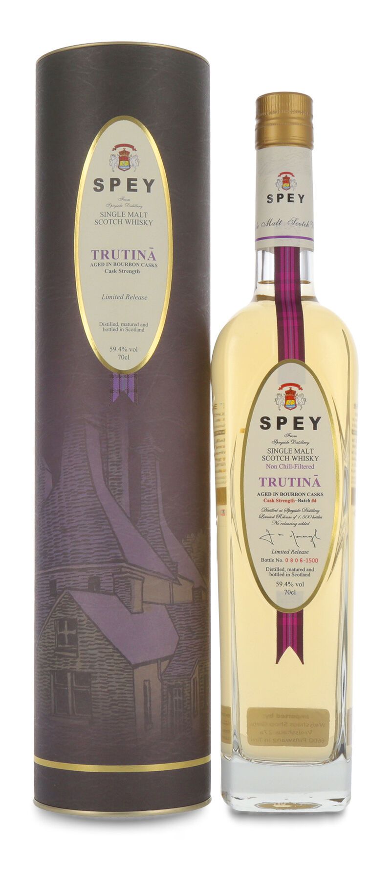 Spey Trutiná Batch #4 Cask Strength Whisky 59,4% vol. 0,70l
