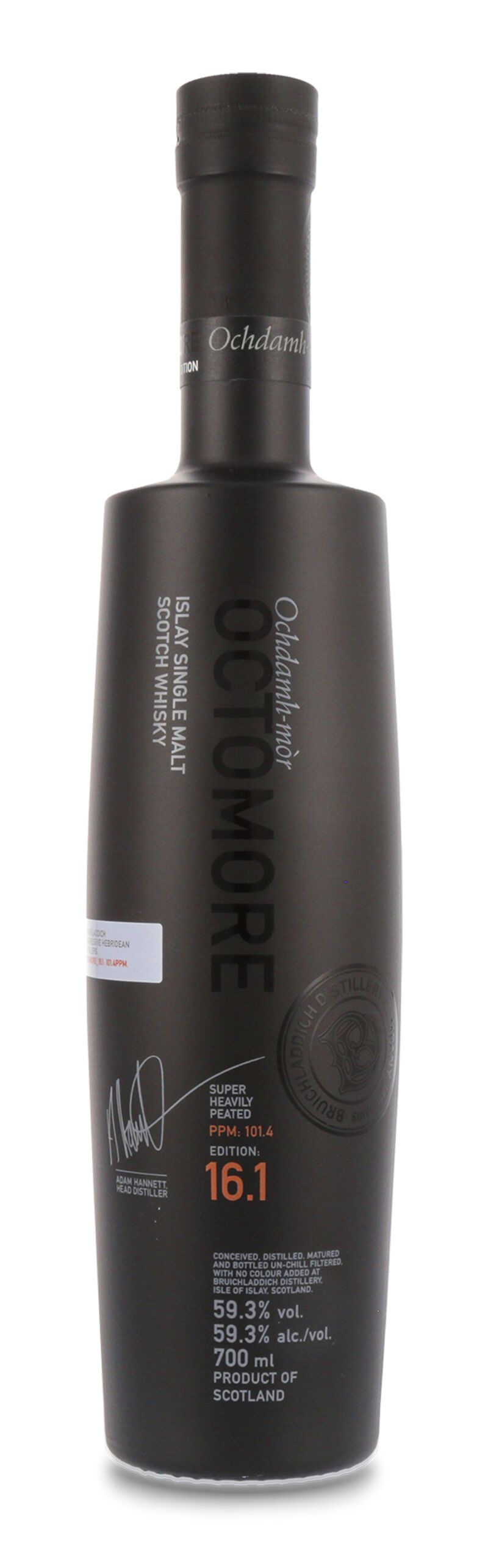 Bruichladdich Octomore 16.1 Islay Whisky 59,3% vol. 0,70l Bruichladdich Octomore 16.1 Islay Whisky 59,3% vol. 0,70l