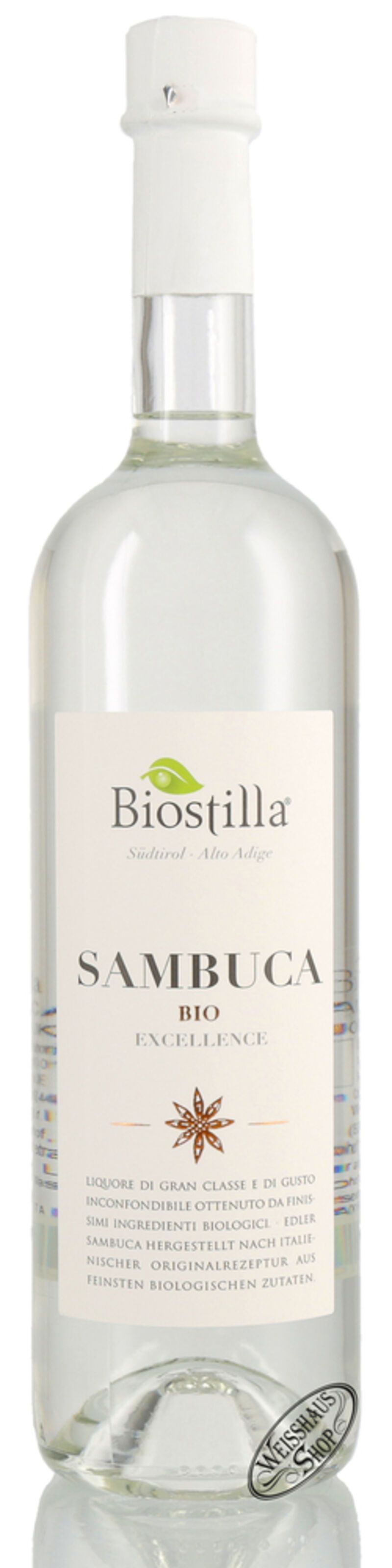 Walcher Biostilla BIO Sambuca 40% vol. 0,70l