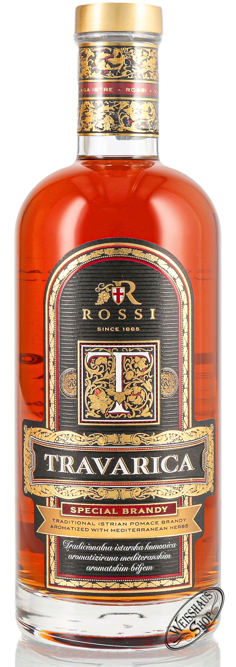 Rossi Travarica Brandy 40% vol. 0,70l
