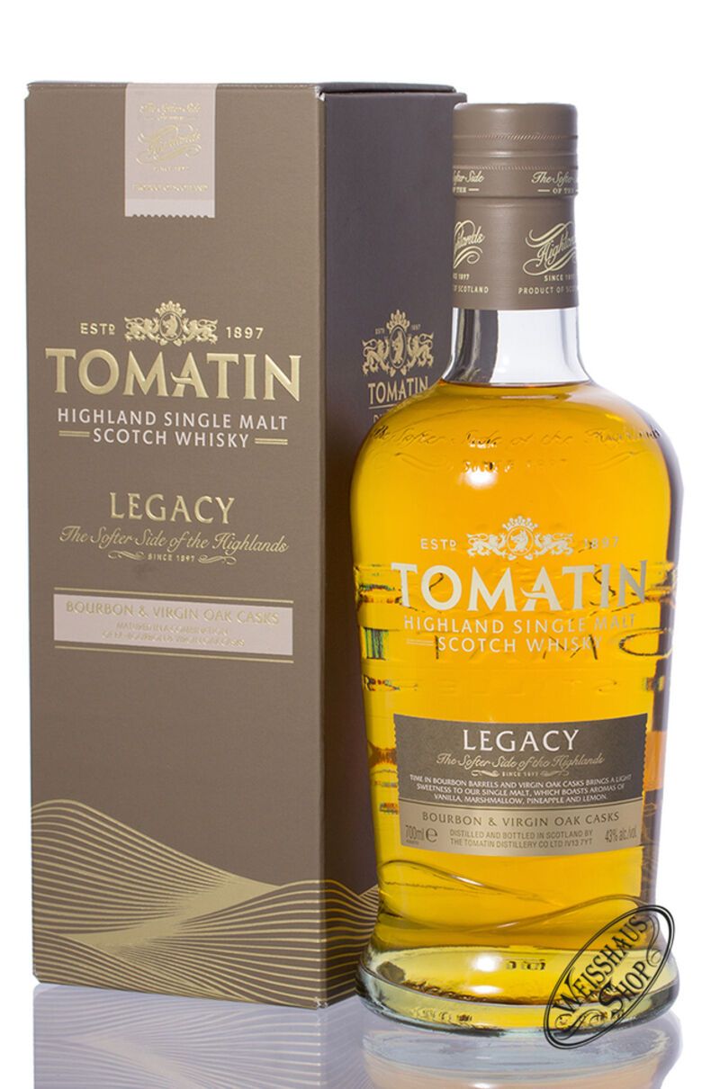 Tomatin Legacy Highland Single Malt Whisky 43% vol. 0,70l