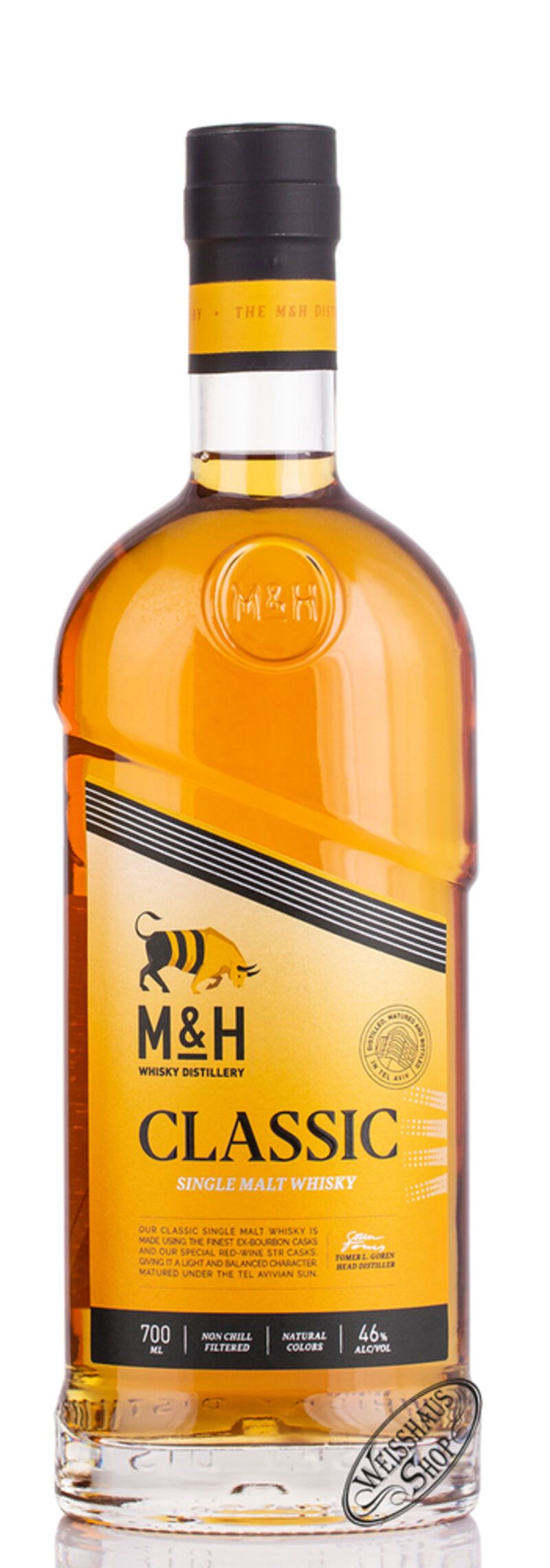 M&H Classic Single Malt Whisky 46% vol. 0,70l M&H Classic Single Malt Whisky 46% vol. 0,70l