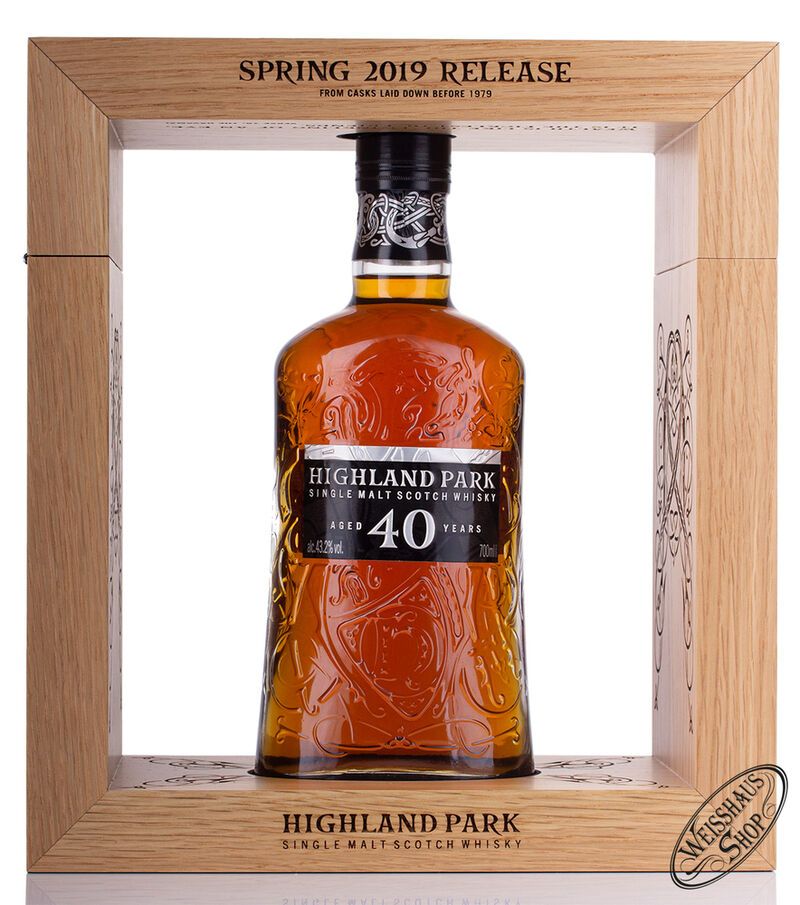 Highland Park 40 YO Whisky 43,2% vol. 0,70l Highland Park 40 YO Whisky 43,2% vol. 0,70l
