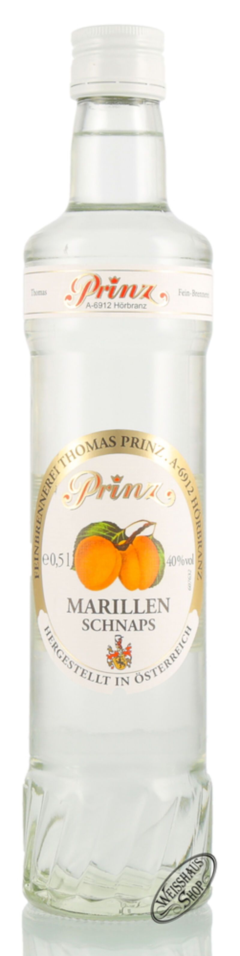 Prinz Marillen Schnaps 40% vol. 0,50l