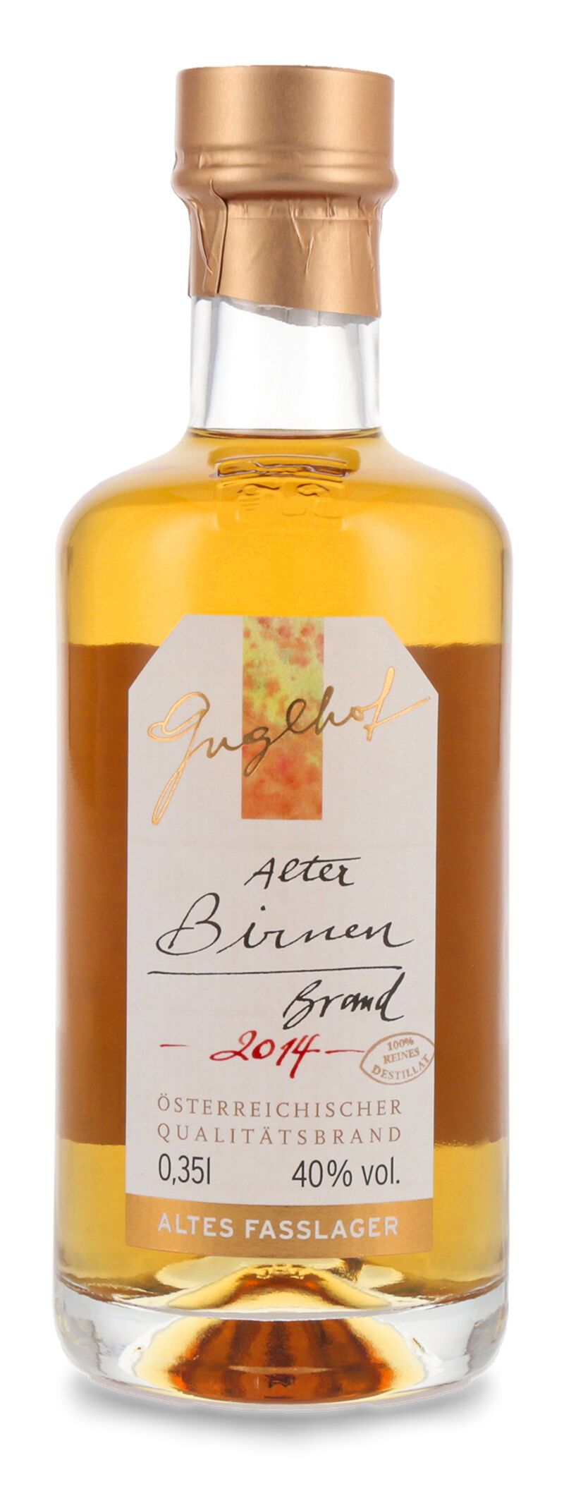 Guglhof Alter Birnen Brand 40% vol. Jahrgangsbrand 0,35l