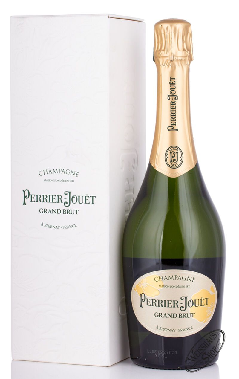 Perrier-Jouet Grand Brut Champagner 12,5% vol. 0,75l Geschenkkarton Perrier-Jouet Grand Brut Champagner 12,5% vol. 0,75l Geschenkkarton