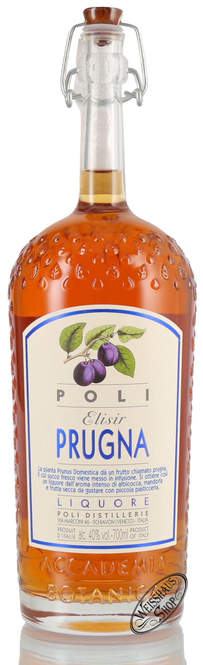 Poli Elisir Prugna Pflaumenlikör 40% vol. 0,70l