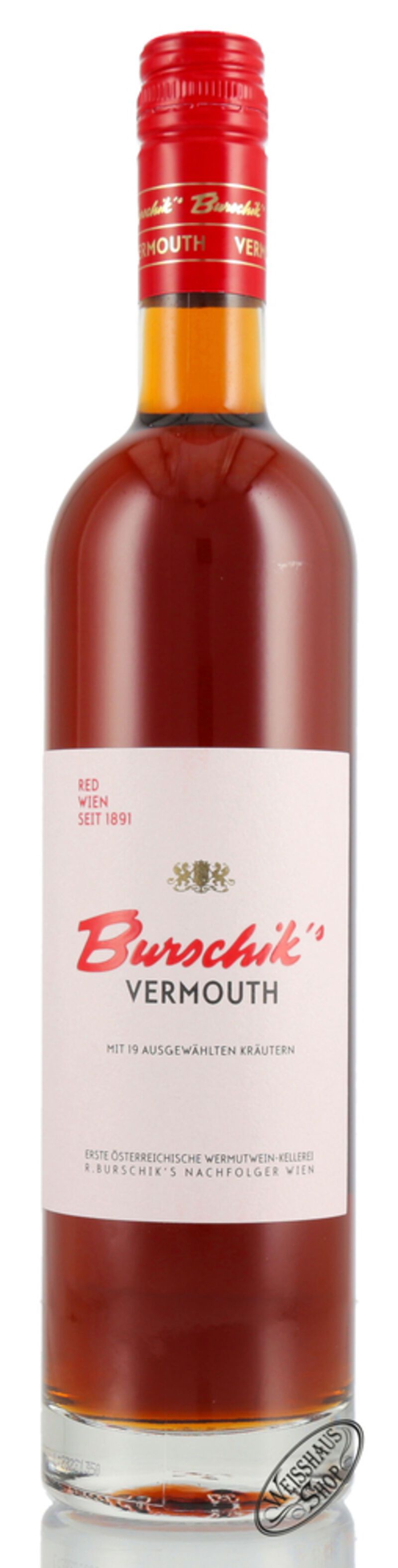 Burschik's Red Vermouth 16% vol. 0,75l