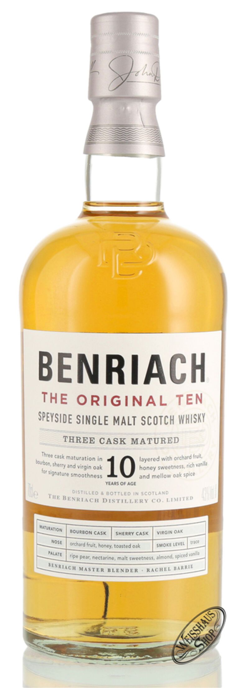 BenRiach The Original Ten 10 YO Whisky 43% vol. 0,70l