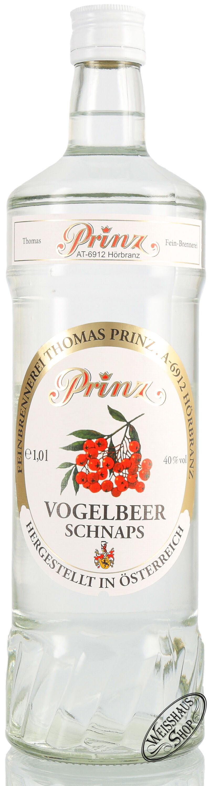 Prinz Vogelbeerschnaps 40% vol. 1,0l