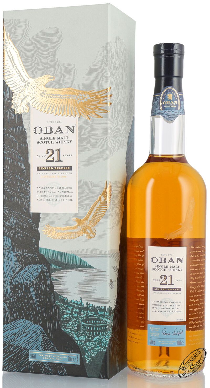 Oban 21 YO Special Release 2018 Whisky 57,9% vol. 0,70l Oban 21 YO Special Release 2018 Whisky 57,9% vol. 0,70l