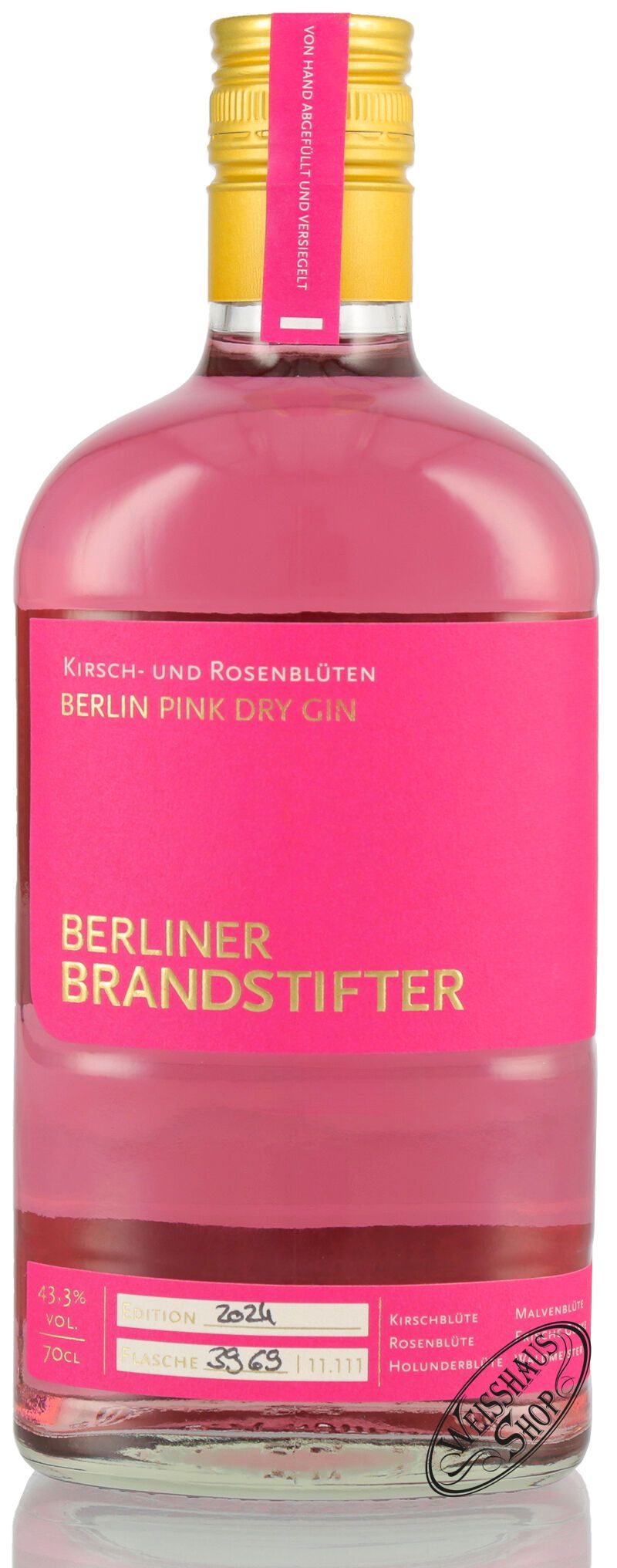 Berliner Brandstifter Pink Gin 43,3% vol. 0,70l