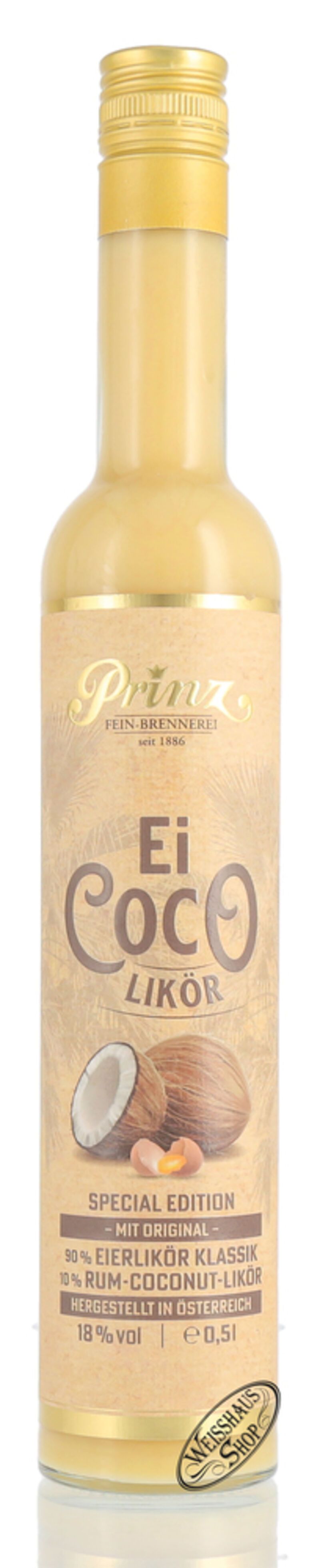 Prinz Ei Coco Likör 18% vol. 0,50l