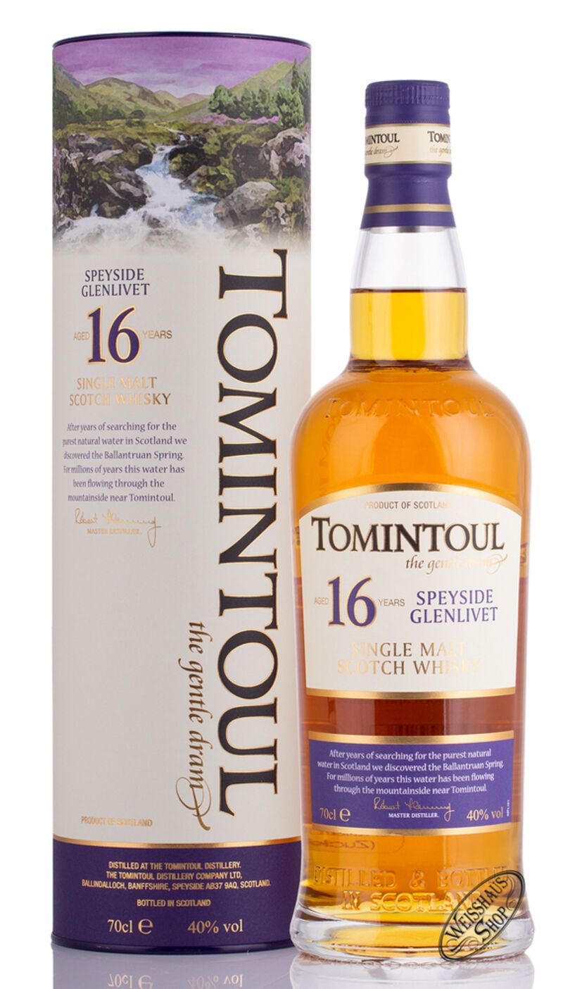 Tomintoul 16 YO Whisky 40% vol. 0,70l