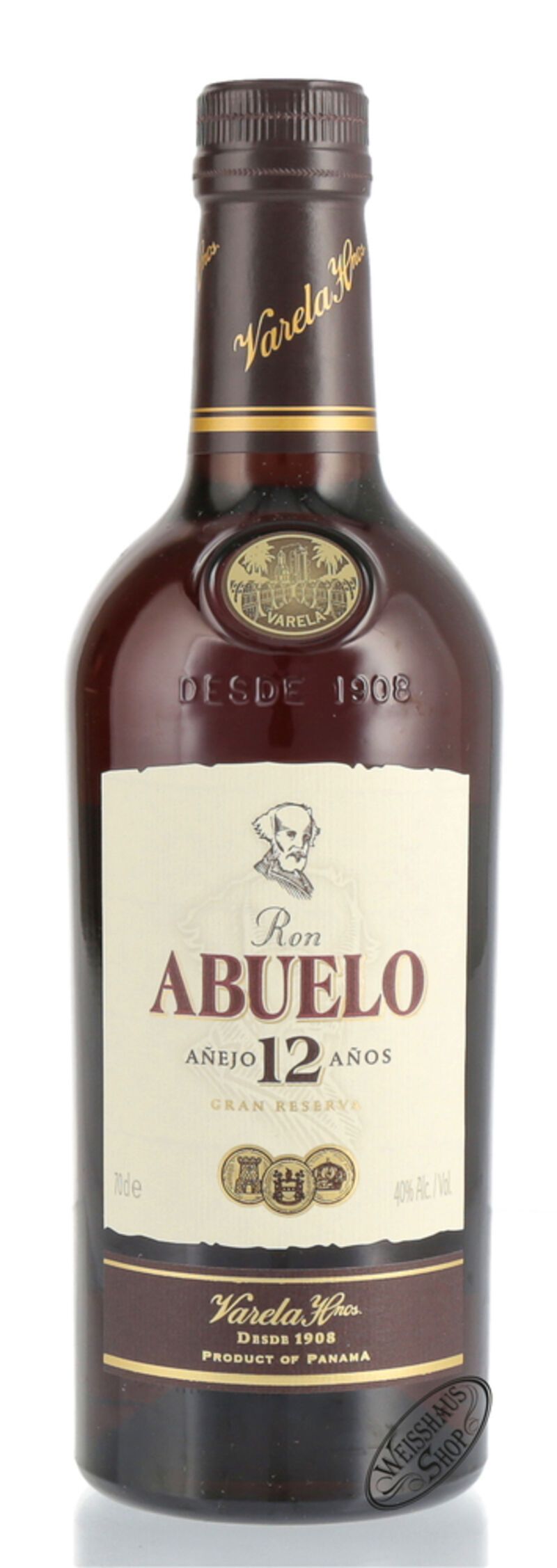 Ron Abuelo 12 YO Rum 40% vol. 0,70l