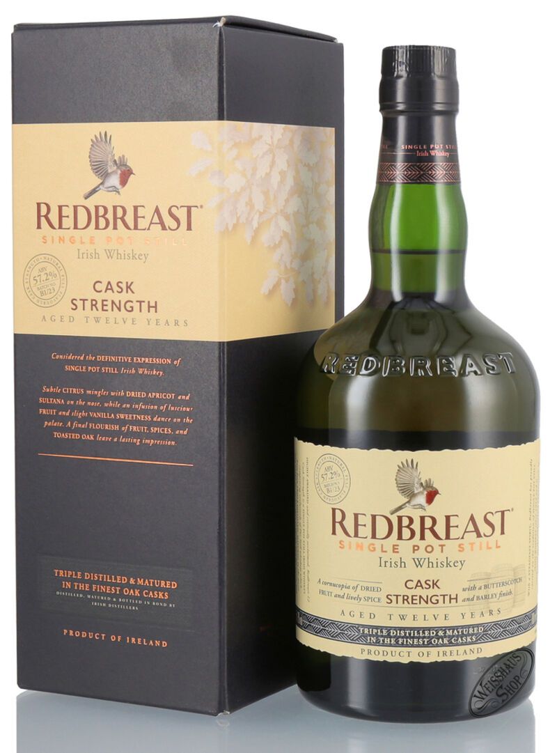 Redbreast 12 YO Cask Strength Irish Whiskey 57,2% vol. 0,70l