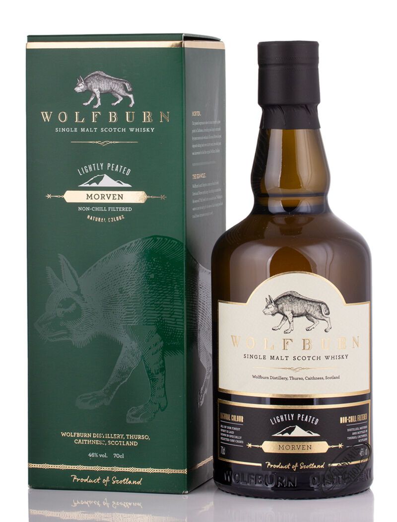 Wolfburn Morven Lightly Peated Whisky 46% vol. 0,70l