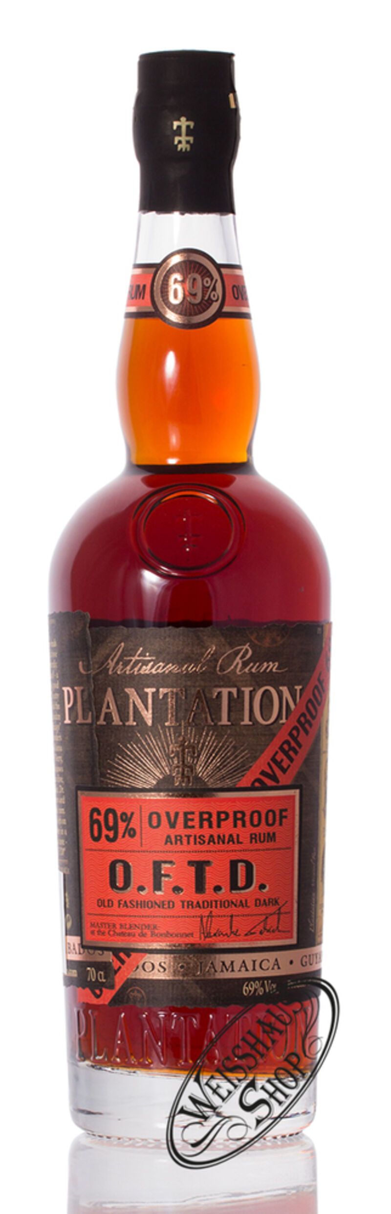 Plantation Overproof Rum Guyana, Jamaica & Barbados 69% vol. 0,70l Plantation Overproof Rum Guyana, Jamaica & Barbados 69% vol. 0,70l