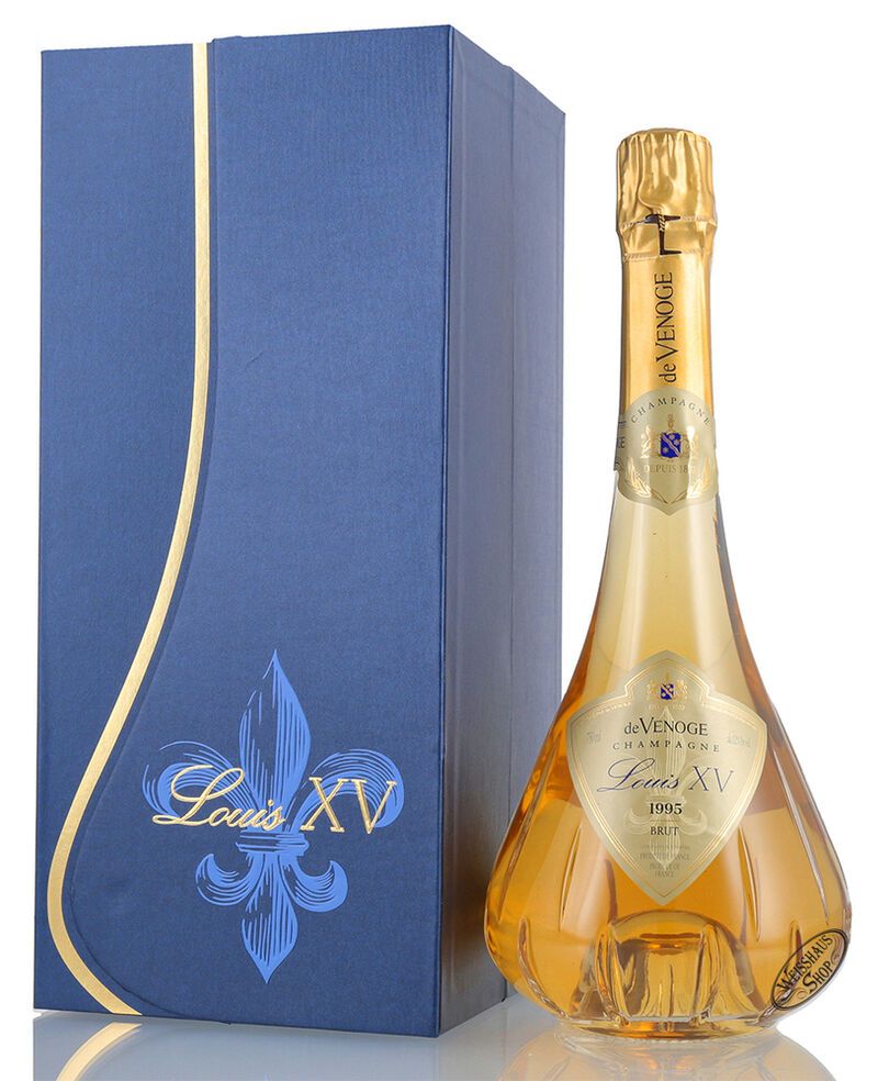 De Venoge Louis XV Vintage 1995 Champagner 12% vol. 0,75l Geschenkkarton De Venoge Louis XV Vintage 1995 Champagner 12% vol. 0,75l Geschenkkarton